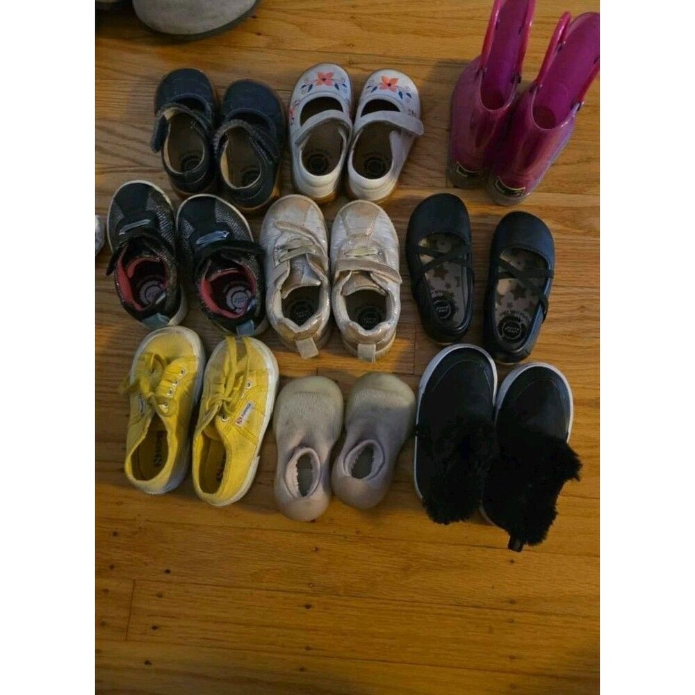 5 Livie & Luca superga Baby Shoes Lot Flats Sandals Multicolor